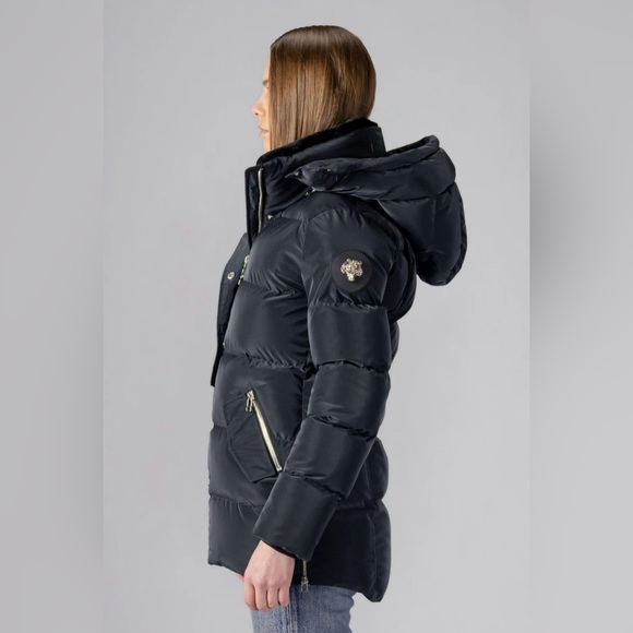 WOODPECKER WOMEN'S BUMNESTER 3/4 COAT - BLACK DIAMOND - Picture 4 of 9